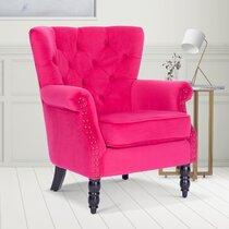 Cerise best sale pink armchair